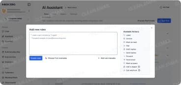 Inbox Zero AI automation for reaching inbox zero