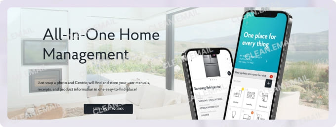 Centriq helps organize, maintain, and troubleshoot home appliances and systems