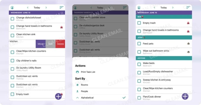 Motivated Moms is a great chore planning app that helps home management feel lighter
