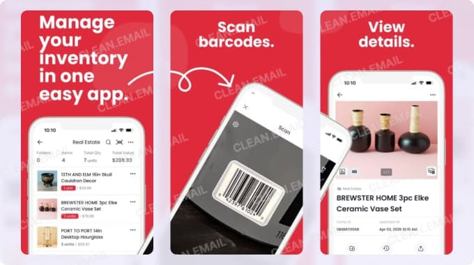 Sortly is a visual app for easy personal or business inventory management