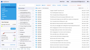 Mailstrom sender grouping for cleaning old promotional emails