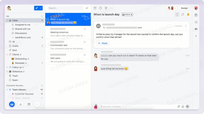Front combines shared inbox collaboration with automated workflows