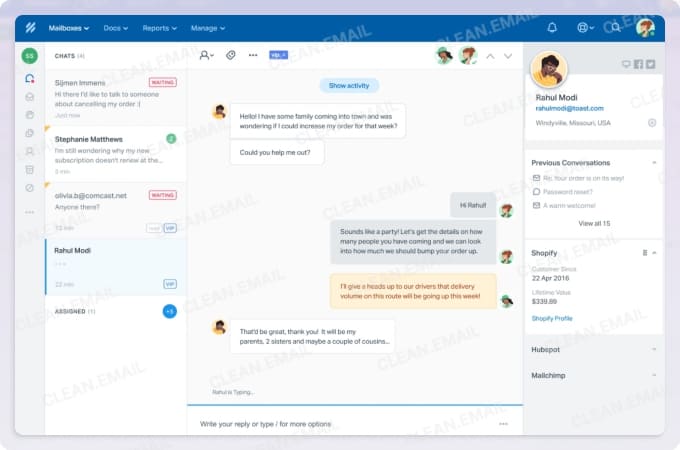 Help Scout makes replies appear as regular emails, not automated tickets