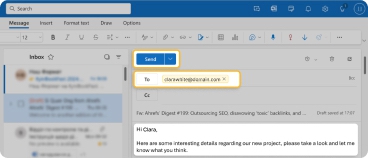 Forward a Message in Outlook