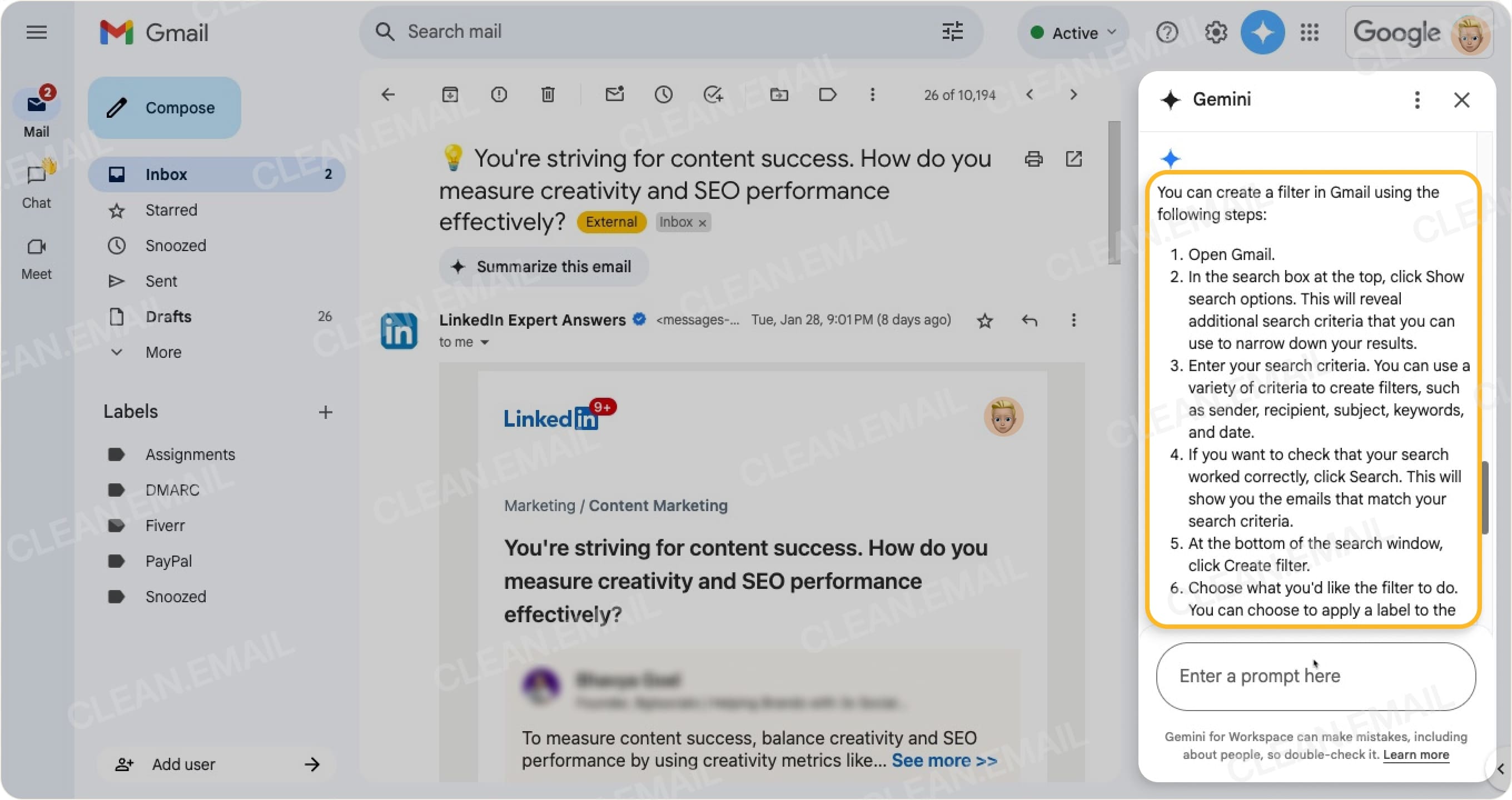 Clean Email vs Gemini AI in Gmail: Which Is More Effective?