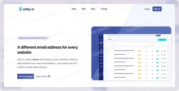 addy.io email alias and forwarding service with encryption