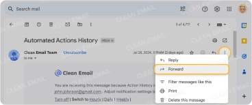 How to forward an email in Gmail