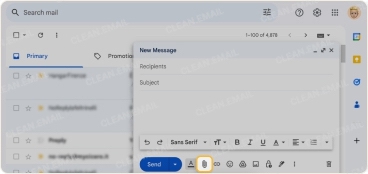 How to email a folder of documents in Gmail?