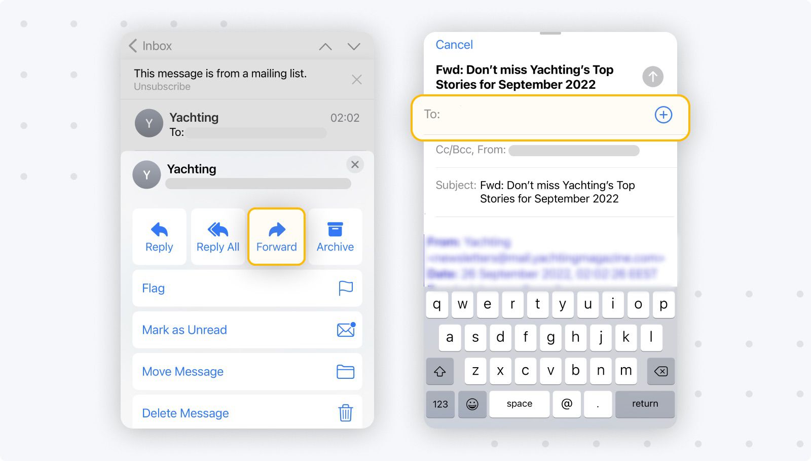 How To Forward An Email On iPhone Manually And Automatically