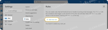 Create and manage inbox rules in Outlook