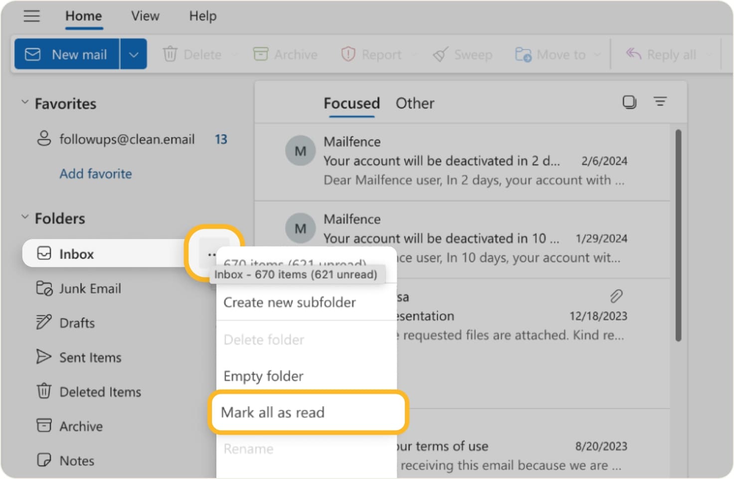 How to Mark All Emails as Read: Gmail, Outlook, Yahoo, etc.