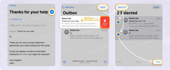 How to Find, Retrieve, Resend, or Delete Unsent Emails