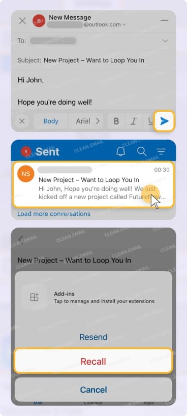 How to Unsend an Email in Outlook on iPhone