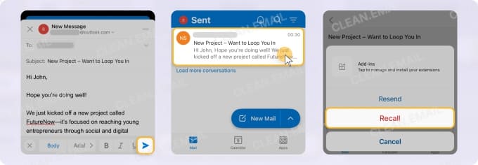 How to Unsend an Email in Outlook on iPhone