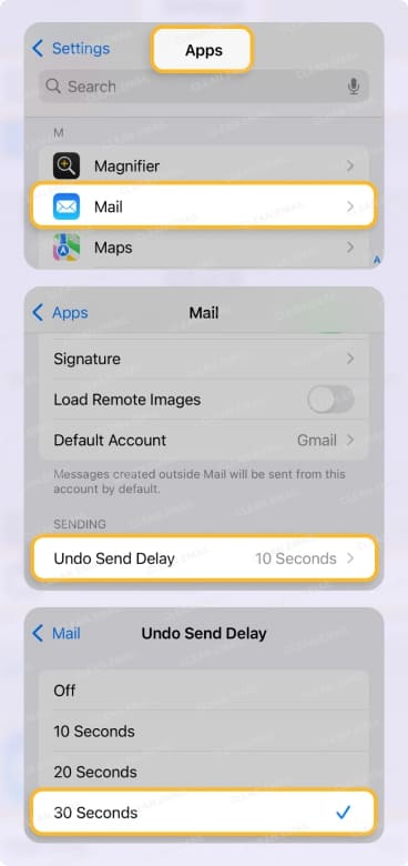 How to Change the Undo Send Timing in Apple Mail