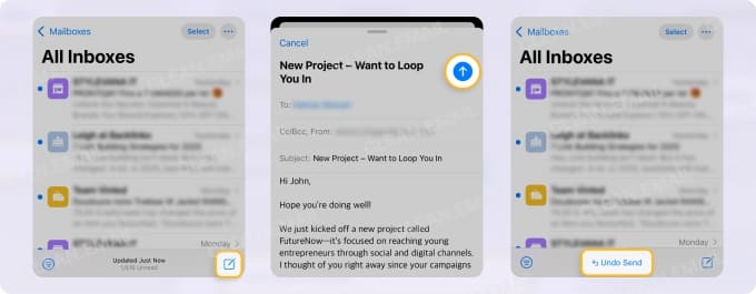 How to Unsend an Email on iPhone in the Mail App