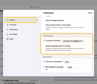 2 Quick Steps to Auto-Forward Emails in iCloud.com (with Pictures) - Parsey