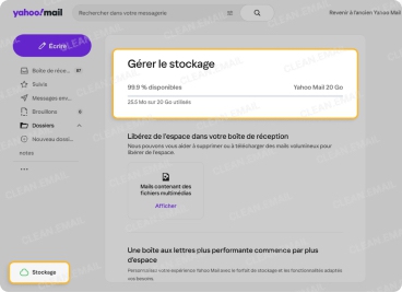 Comment vérifier votre limite de stockage Yahoo Mail