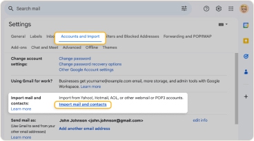 How to use the import tool