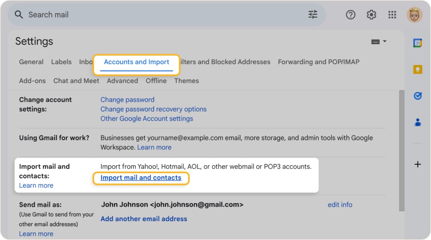 how to copy someone into an email on gmail
