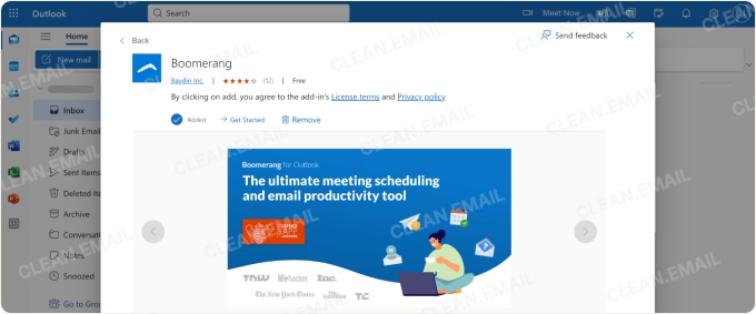 Boomerang the best AI tool for Outlook