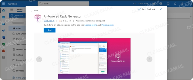 AI-Powered Reply Generator the best AI tool for Outlook