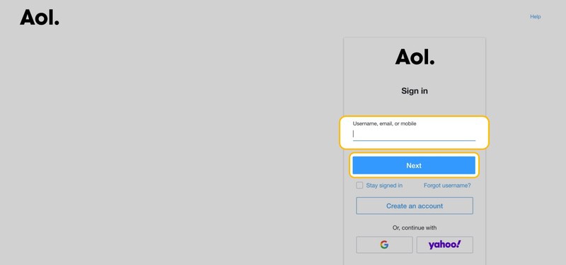 AOL Mail Login Page  How to Sign in to AOL Mail 