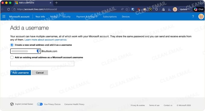 How to change your Outlook email address