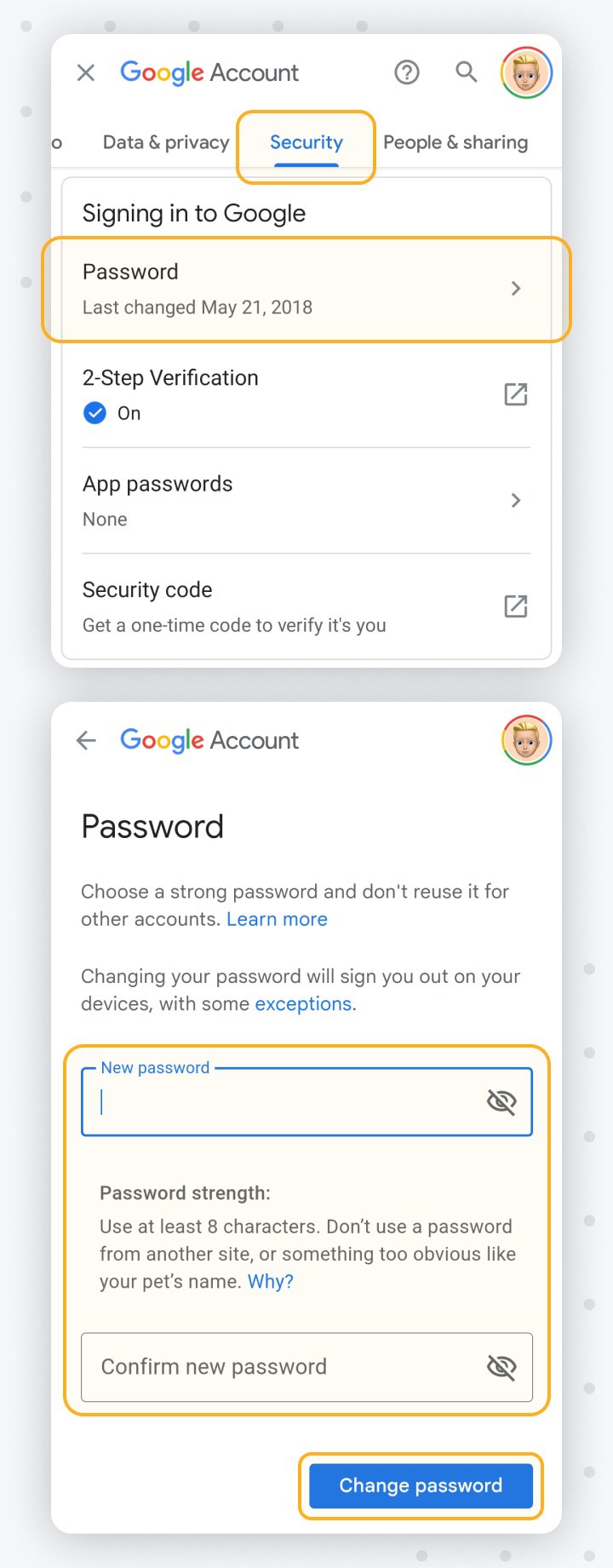 what is my email password for gmail on my phone