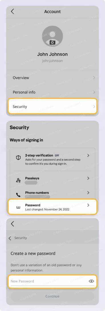 Create a new Yahoo Mail password in the iPhone app