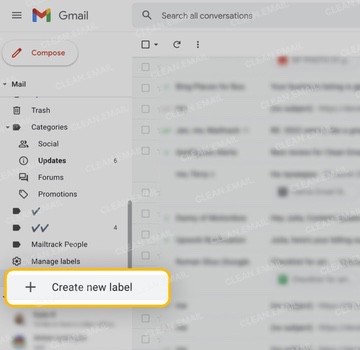 How to create labels in Gmail