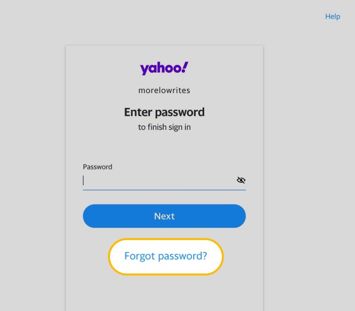 Forgot Yahoo Password Learn How To Reset Yahoo Password 3026