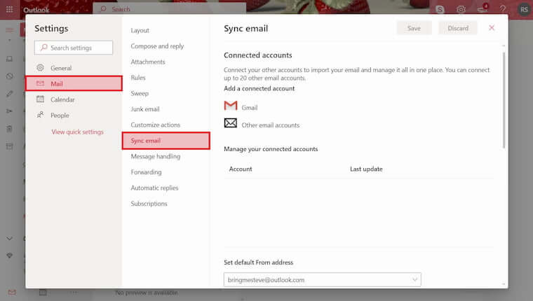 how to set up gmail account in outlook