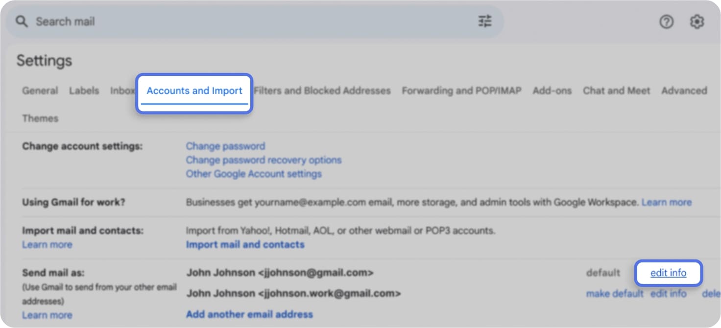 can i change my primary email address on gmail