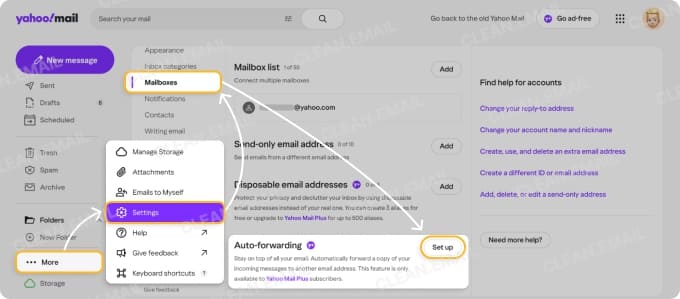 How to change a Yahoo email address