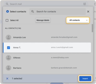 Add an Email Address to Contacts