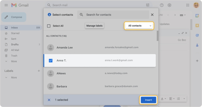Add an Email Address to Contacts