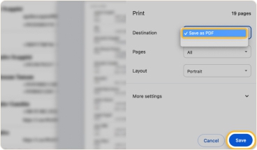 Create a PDF to Share Contacts