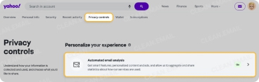 Select Automated email analysis