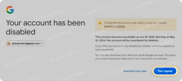 How to unblock my Google account