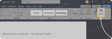 How to draft a new email with Copilot