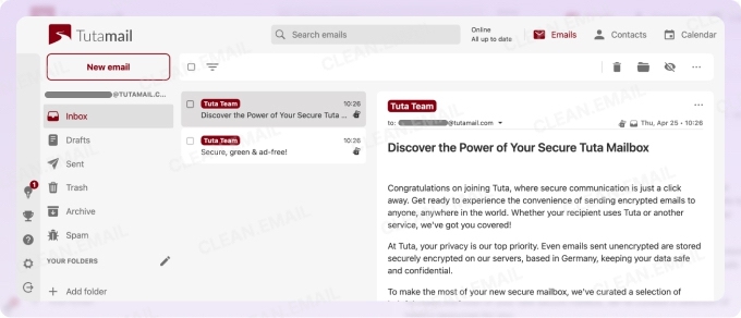Tutanota — open-source encrypted email service for privacy-focused users