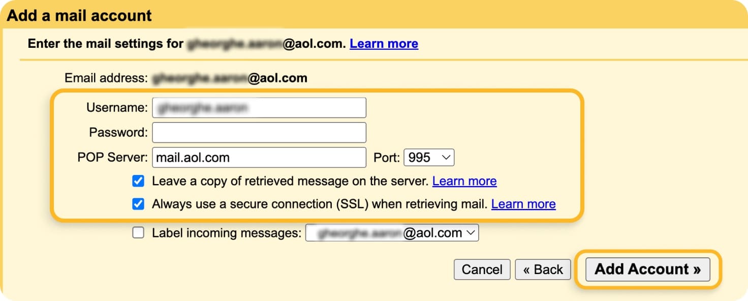 can you add multiple email accounts to gmail