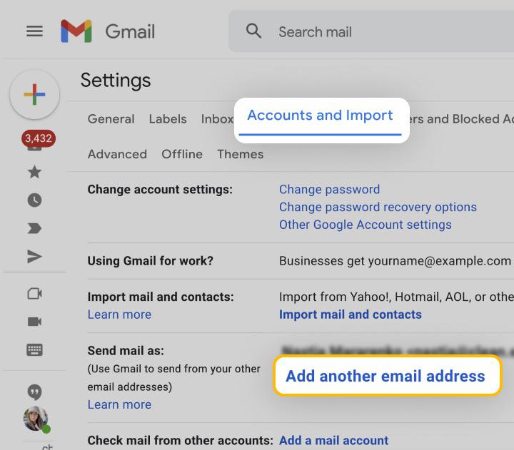 how to manage more than 3 accounts in my gmail inbox mail