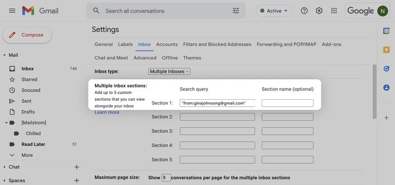 How lớn enable multiple inboxes in Gmail