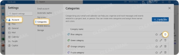 How to Delete Categories in Outlook on the Web