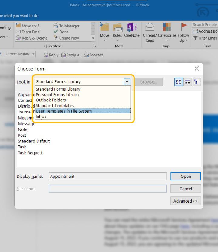 How To Create An Email Template In Outlook 365 Web App