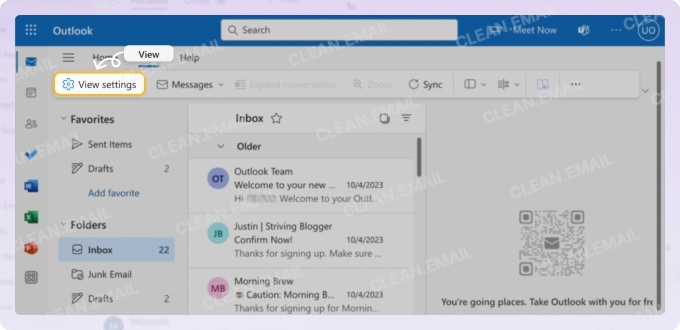 Steps to enable the Focused Inbox