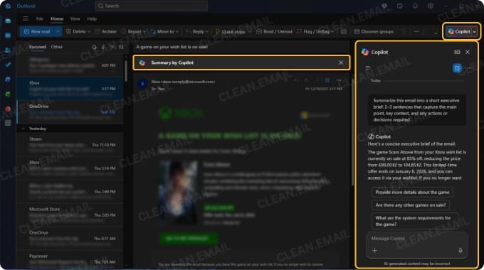 Use Copilot as the AI priority layer