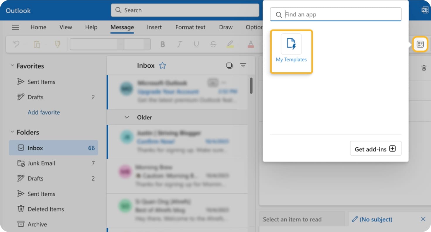 zero email inbox outlook